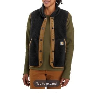 Carhartt Black and Tan Vest